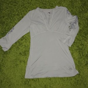 REI soft tunic light grey